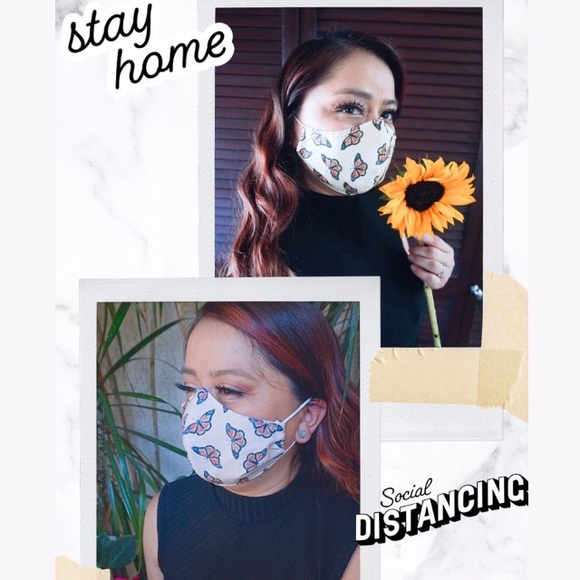 Handmade Monarch Mask 😷 - Picture 4 of 5